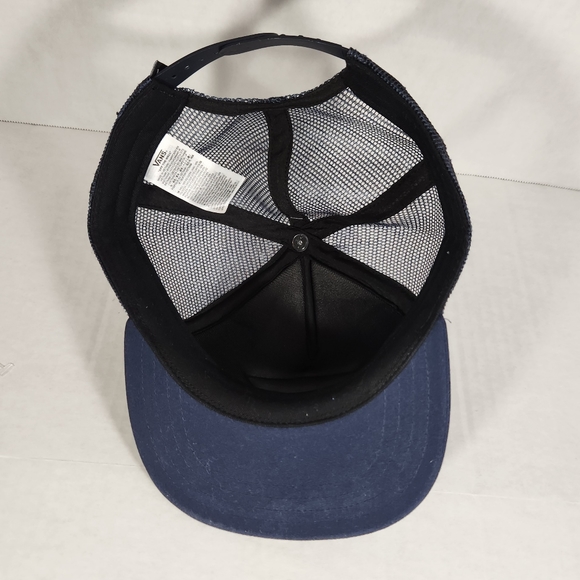 NWT Boy's Vans Classic Patchwork Trucker Trucker Plus Snapback Hat - Picture 7 of 8